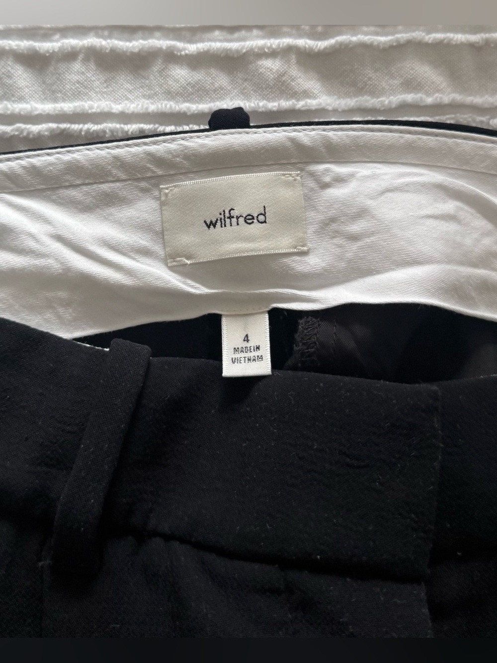 Aritzia Effortless Dress Pants - Black - Picture 3 of 3